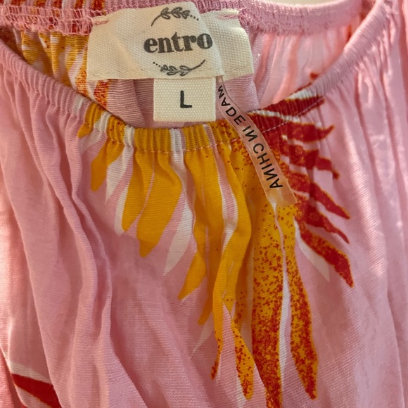 Entro Pink and yellow romper - Picture 4 of 4